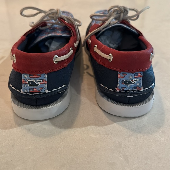 SPERRY x Vineyard Vines Boat Shoes Size 3.5M - Picture 4 of 10